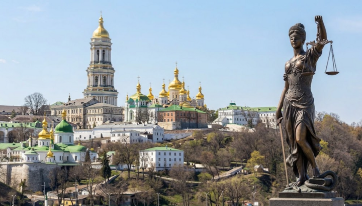 Суд у справі Київської Митрополії УПЦ. Фото: ШІ-генерація