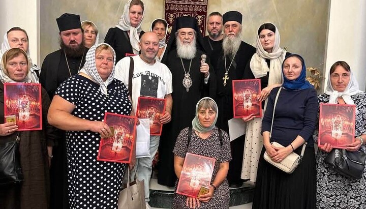 Паломники Хустської єпархії з Патріархом Феофілом. Фото: Хустської єпархії