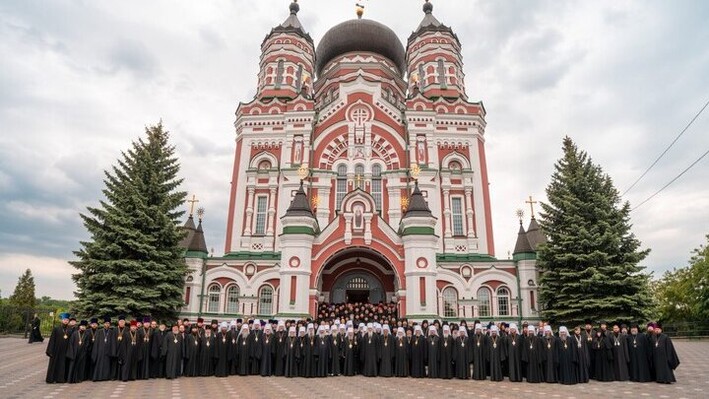 Собор УПЦ 27 мая 2022 года в Феофании. Фото: УПЦ