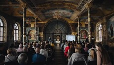 В Трапезном храме Лавры Минкульт отметил столетие советского заповедника