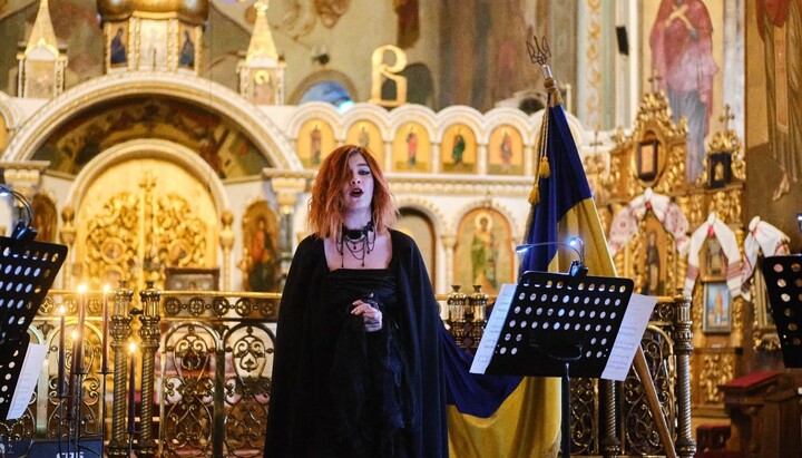 Концерт в захваченном соборе Черкасс. Фото: Фейсбук страница собора ПЦУ