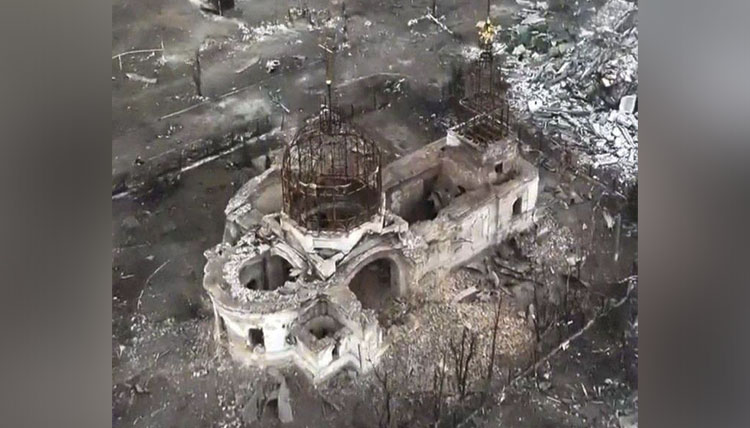 UOC shows destroyed churches of Donbas фото 1