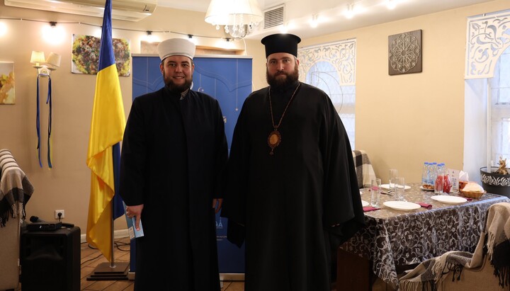 Муфтий ДУМУ и Ефрем Хомяк.