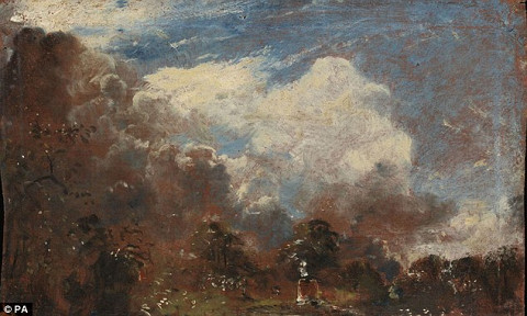Джон Констебл. Эскиз пейзажа (1821-1822 гг.). Источник: dailymail