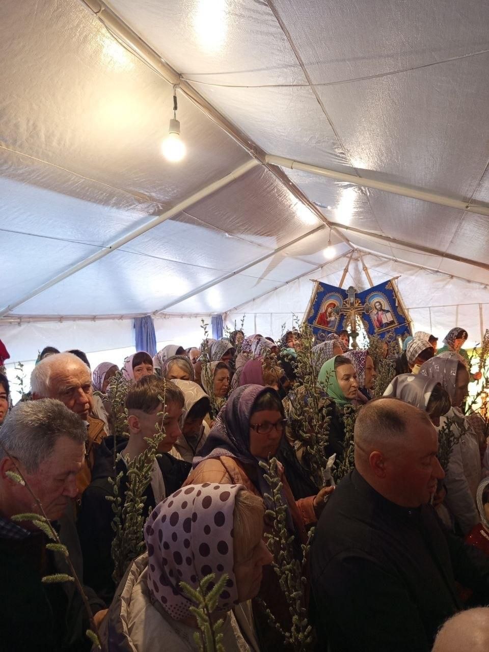 В гонимых общинах УПЦ отпраздновали Вход Господний в Иерусалим фото 3